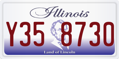 IL license plate Y358730