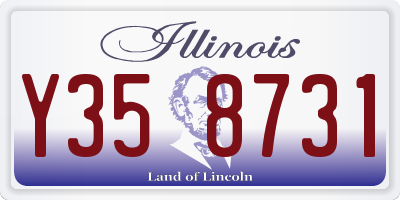 IL license plate Y358731