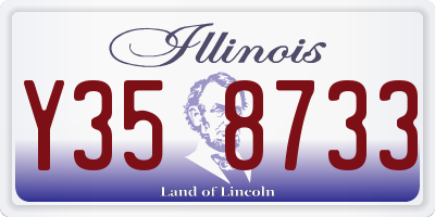 IL license plate Y358733