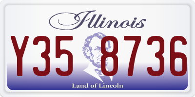 IL license plate Y358736