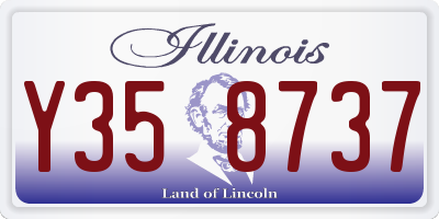 IL license plate Y358737