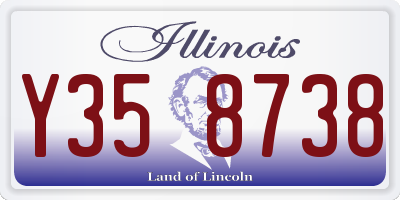 IL license plate Y358738