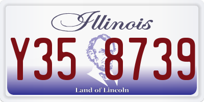 IL license plate Y358739