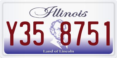 IL license plate Y358751