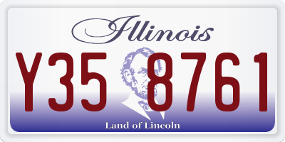 IL license plate Y358761