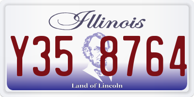 IL license plate Y358764