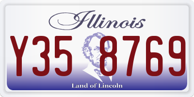 IL license plate Y358769