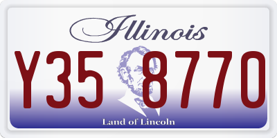 IL license plate Y358770