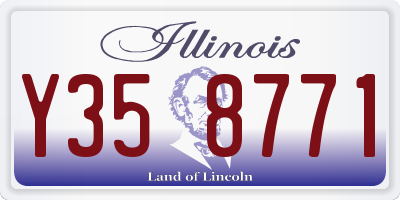 IL license plate Y358771