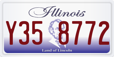 IL license plate Y358772