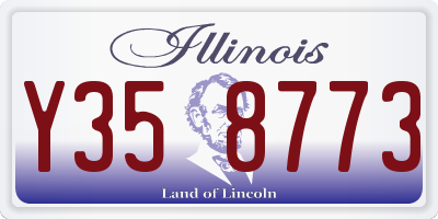 IL license plate Y358773