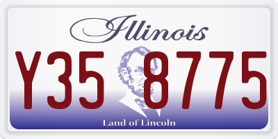 IL license plate Y358775