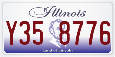 IL license plate Y358776
