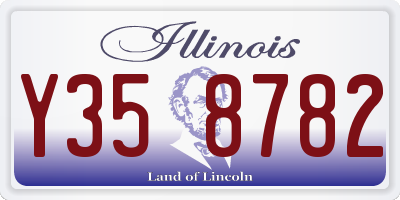 IL license plate Y358782