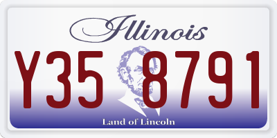 IL license plate Y358791