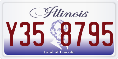 IL license plate Y358795