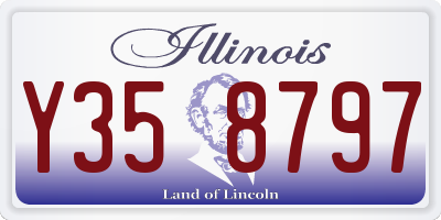 IL license plate Y358797