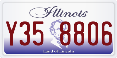 IL license plate Y358806