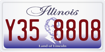 IL license plate Y358808