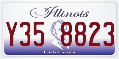 IL license plate Y358823