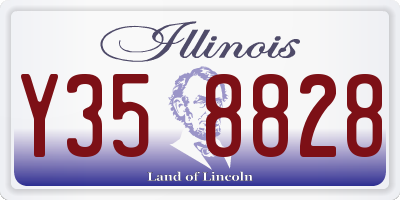 IL license plate Y358828