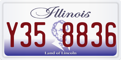 IL license plate Y358836
