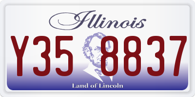 IL license plate Y358837