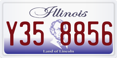 IL license plate Y358856