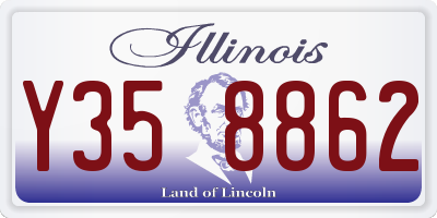 IL license plate Y358862