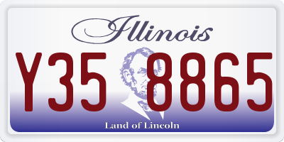 IL license plate Y358865