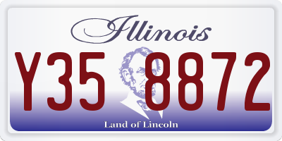 IL license plate Y358872