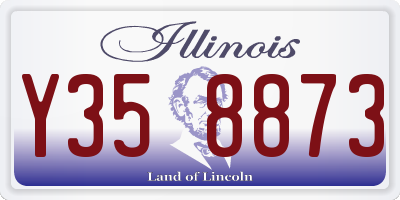 IL license plate Y358873