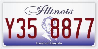 IL license plate Y358877