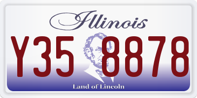 IL license plate Y358878