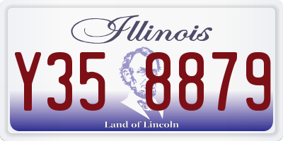 IL license plate Y358879