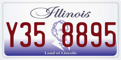 IL license plate Y358895