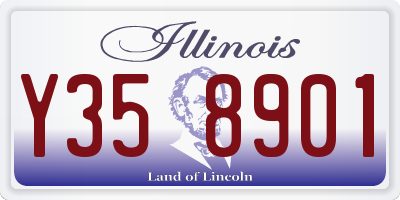 IL license plate Y358901