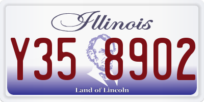 IL license plate Y358902