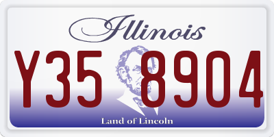 IL license plate Y358904