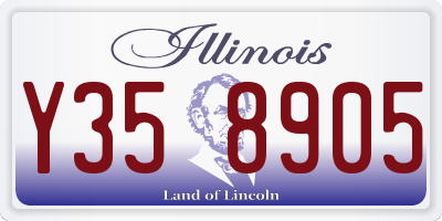 IL license plate Y358905