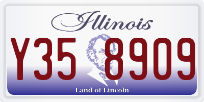 IL license plate Y358909