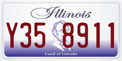 IL license plate Y358911