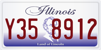 IL license plate Y358912