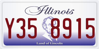 IL license plate Y358915