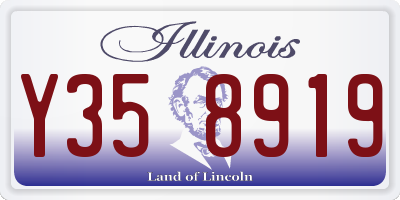 IL license plate Y358919