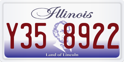 IL license plate Y358922