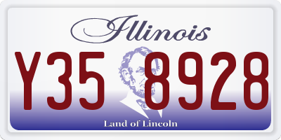 IL license plate Y358928