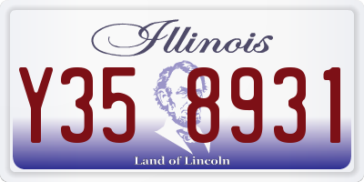 IL license plate Y358931