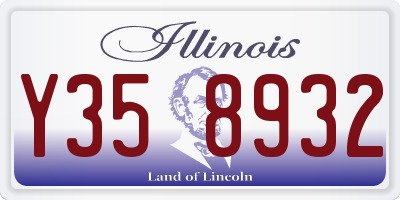 IL license plate Y358932