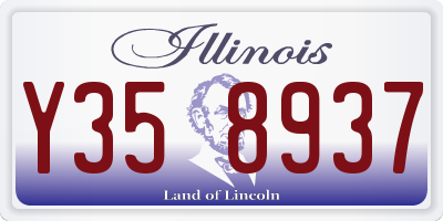 IL license plate Y358937